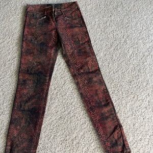 Scotch and soda snakeskin corduroy jeans. size 26